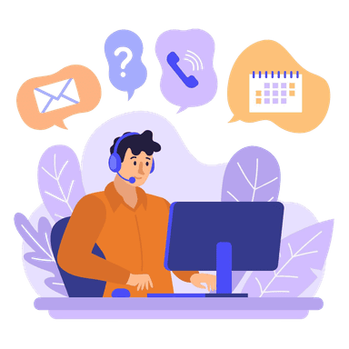 customer steps illustration